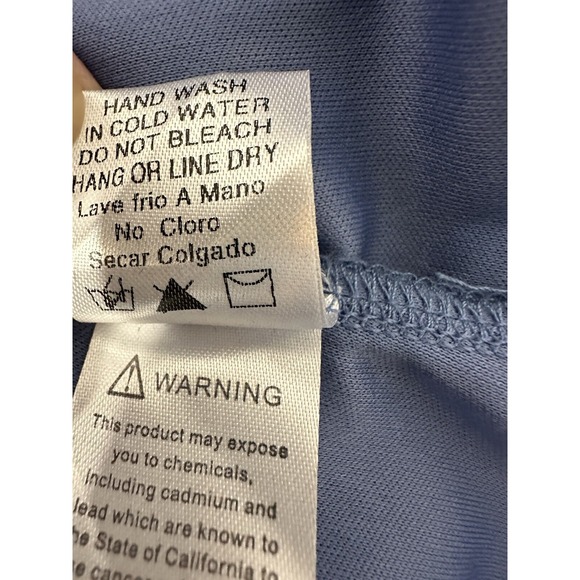 Orange Creek Blue With Velvet Floral Print Dress Cottagecore Prairie Boho Sz XL - Picture 5 of 7